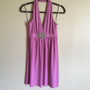 Peep Studio Halter Top Lavender Dress Woman’s M